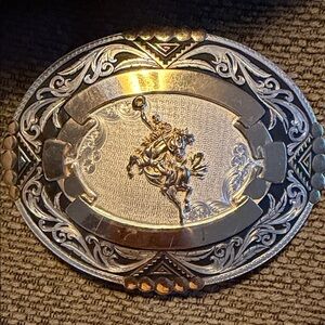 Montana Silversmiths Silver and Gold Buckle